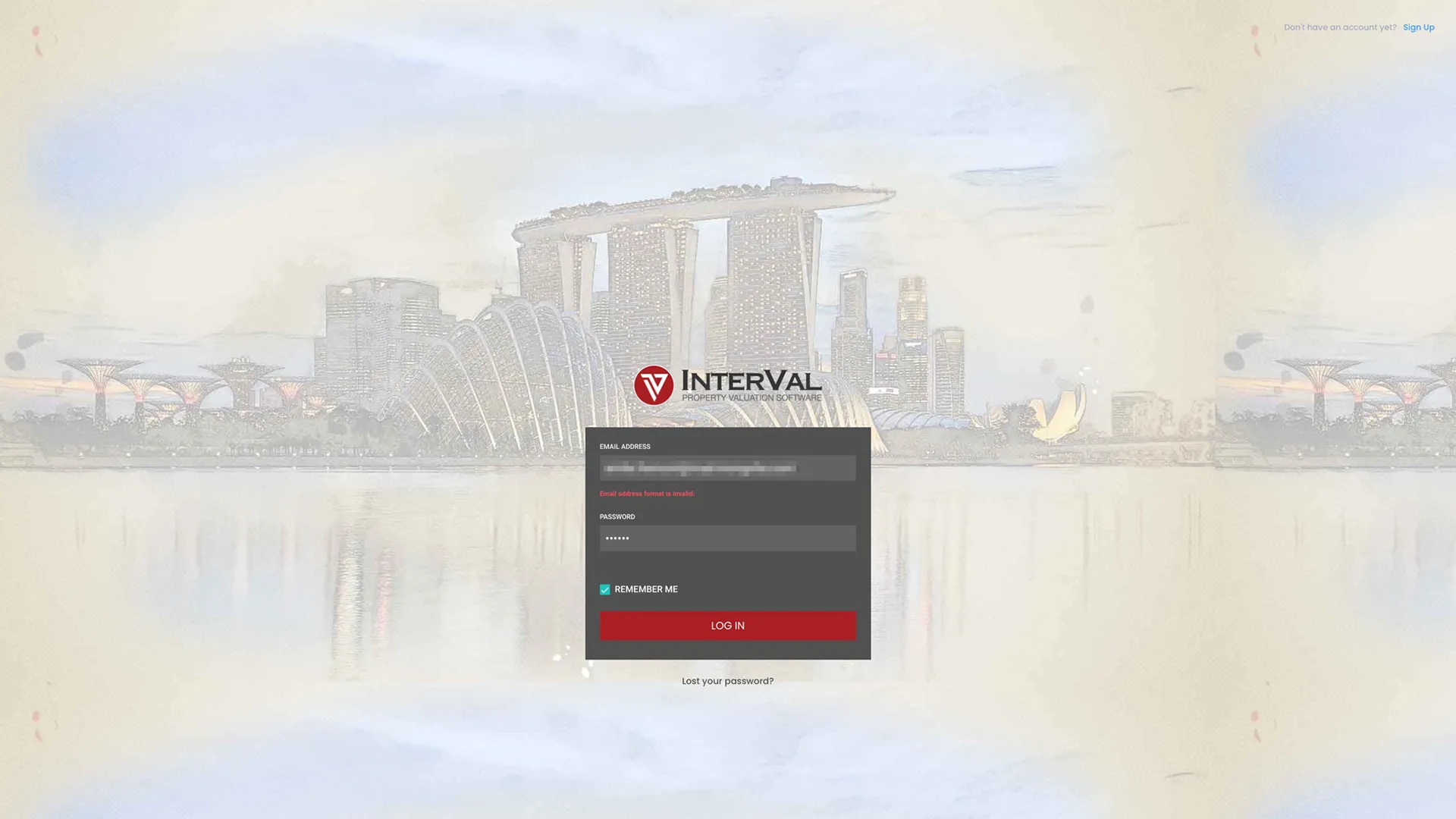 Login Screen