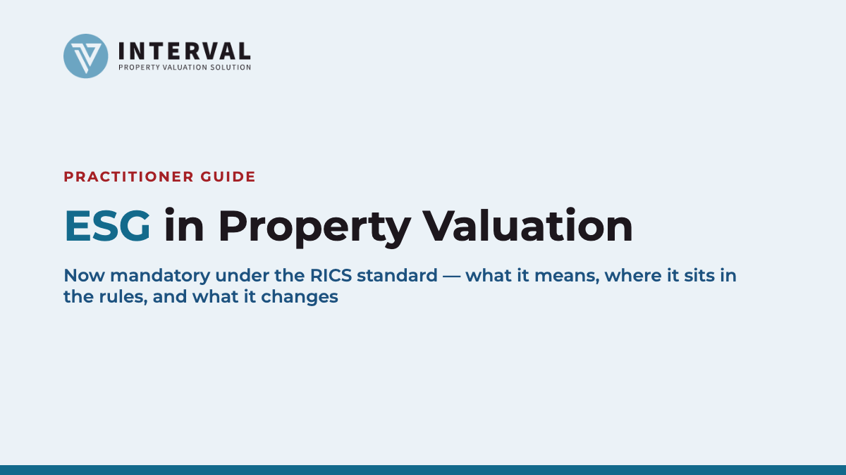 ESG in Property Valuation: What the Mandatory RICS Standard Means for Valuers